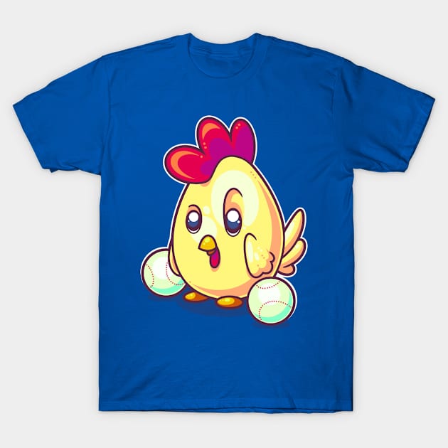 Athletic Rooster T-Shirt by ArtisticDyslexia